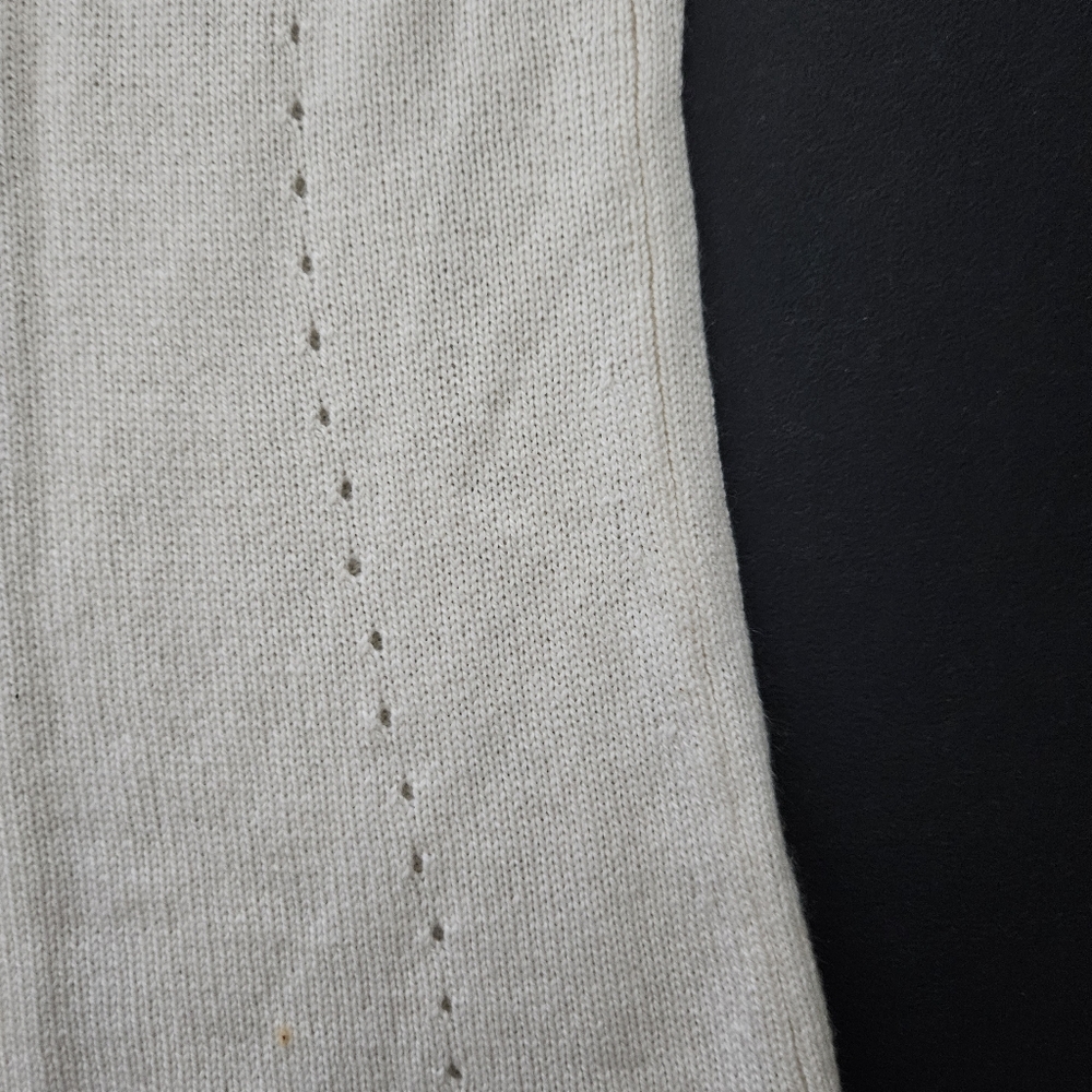 TSE Cashmere/Silk V Neck Pullover - Ivory -  Size XL - NWT - Picture 4 of 7